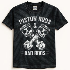 Piston Rods And Dad Bods Diesel Car Mechanic Garage Auto Kids Tie-Dye T-Shirt