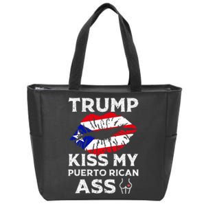 Puerto Rico Anti Trump Political Zip Tote Bag