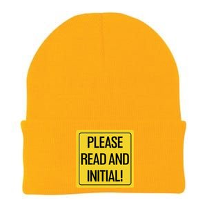 Please Read And Initial Document Indicates Agree Its Terms Knit Cap Winter Beanie