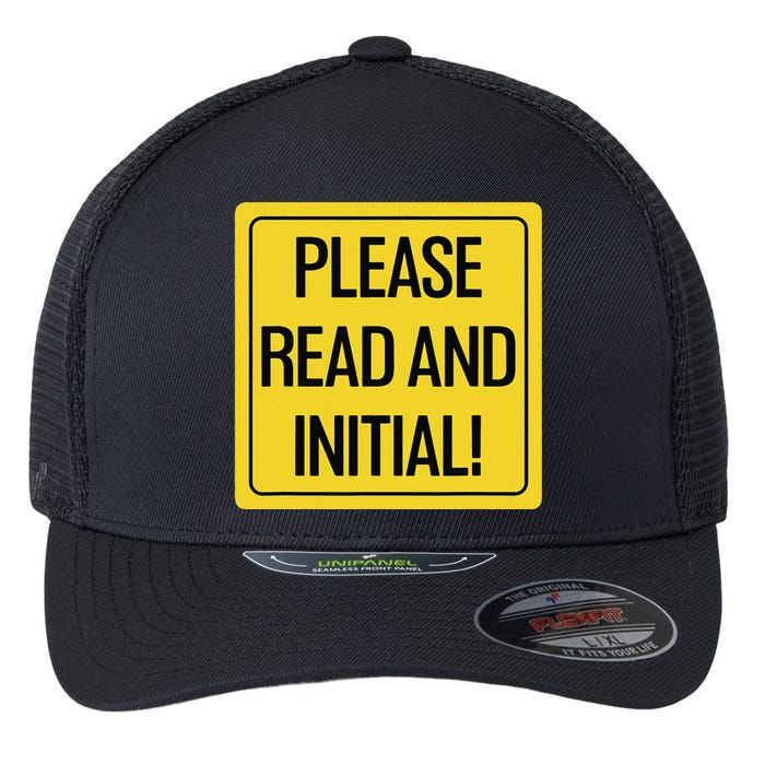 Please Read And Initial Document Indicates Agree Its Terms Flexfit Unipanel Trucker Cap