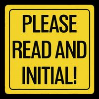 Please Read And Initial Document Indicates Agree Its Terms T-Shirt