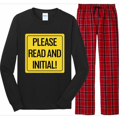 Please Read And Initial Document Indicates Agree Its Terms Long Sleeve Pajama Set