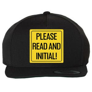 Please Read And Initial Document Indicates Agree Its Terms Wool Snapback Cap