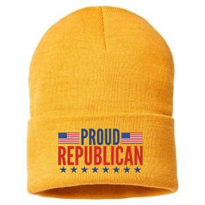 Proud Republican American Sustainable Knit Beanie