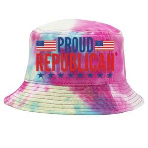 Proud Republican American Tie-Dyed Bucket Hat