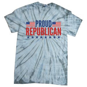 Proud Republican American Tie-Dye T-Shirt