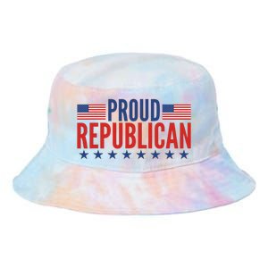 Proud Republican American Tie Dye Newport Bucket Hat