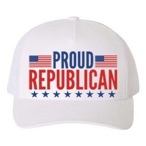 Proud Republican American Yupoong Adult 5-Panel Trucker Hat