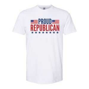 Proud Republican American Softstyle CVC T-Shirt