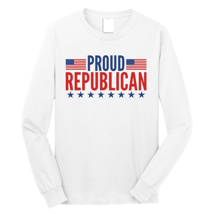 Proud Republican American Long Sleeve Shirt