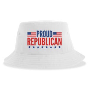 Proud Republican American Sustainable Bucket Hat