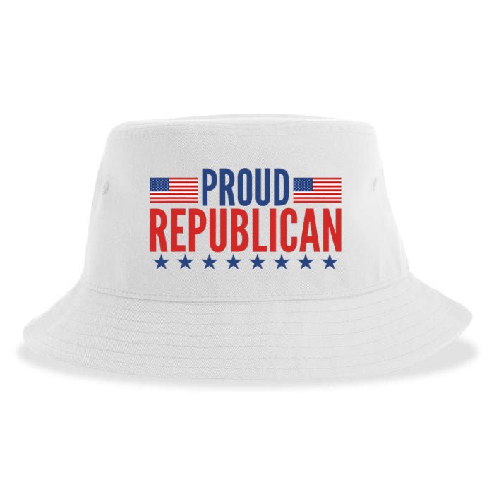 Proud Republican American Sustainable Bucket Hat