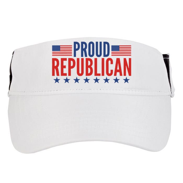 Proud Republican American Adult Drive Performance Visor