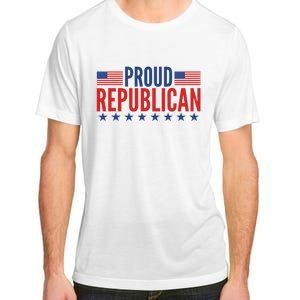 Proud Republican American Adult ChromaSoft Performance T-Shirt