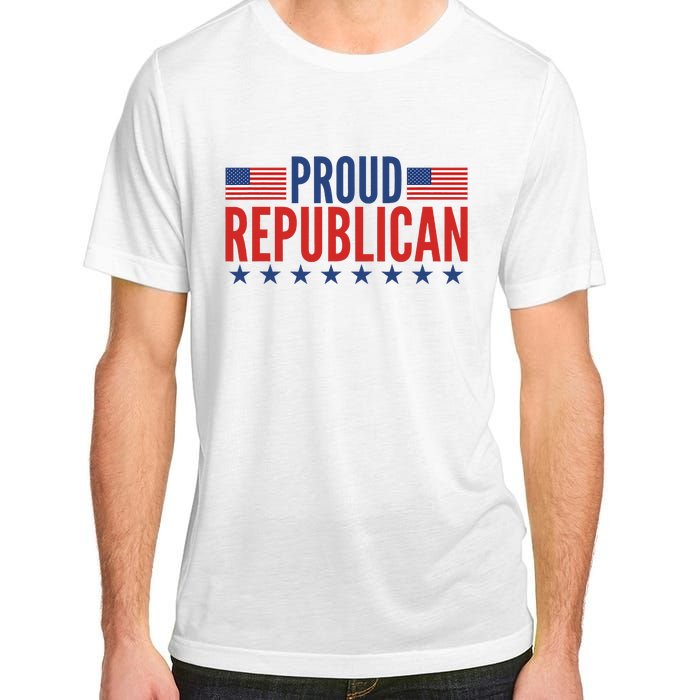 Proud Republican American Adult ChromaSoft Performance T-Shirt