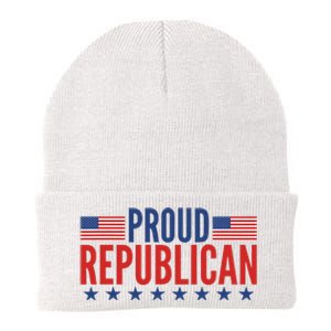 Proud Republican American Knit Cap Winter Beanie