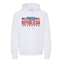 Proud Republican American Premium Hoodie