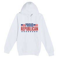 Proud Republican American Premium Pullover Hoodie