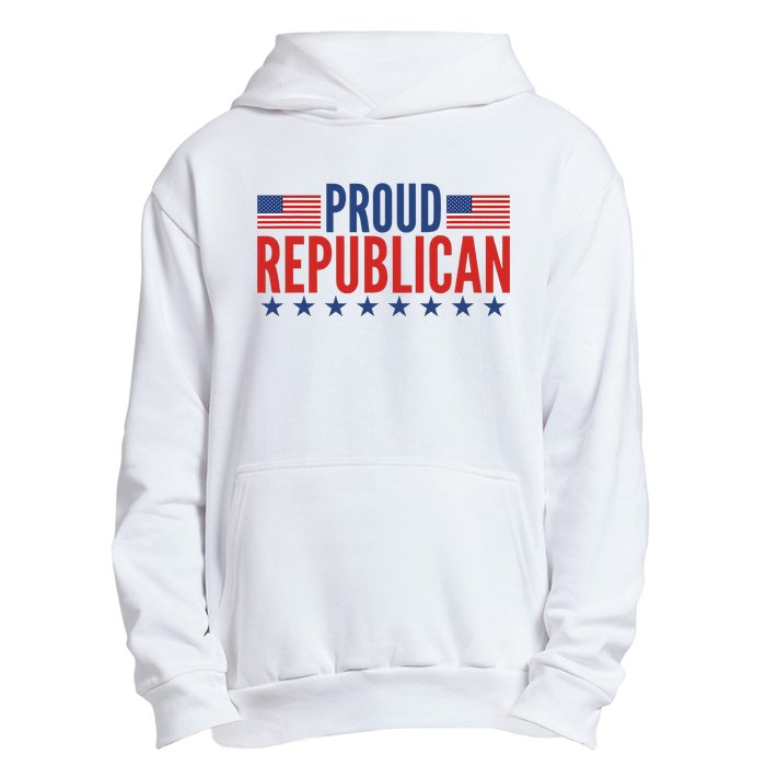 Proud Republican American Urban Pullover Hoodie