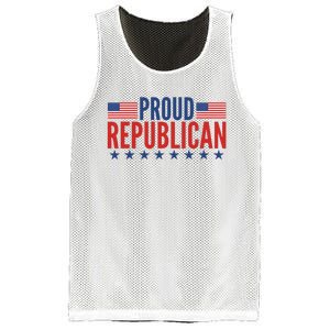 Proud Republican American Mesh Reversible Basketball Jersey Tank