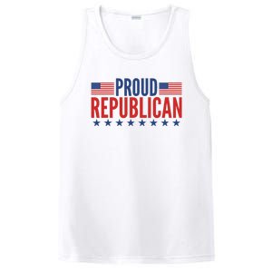 Proud Republican American PosiCharge Competitor Tank