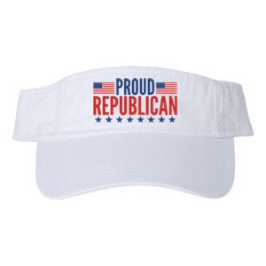 Proud Republican American Valucap Bio-Washed Visor