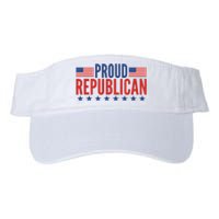 Proud Republican American Valucap Bio-Washed Visor