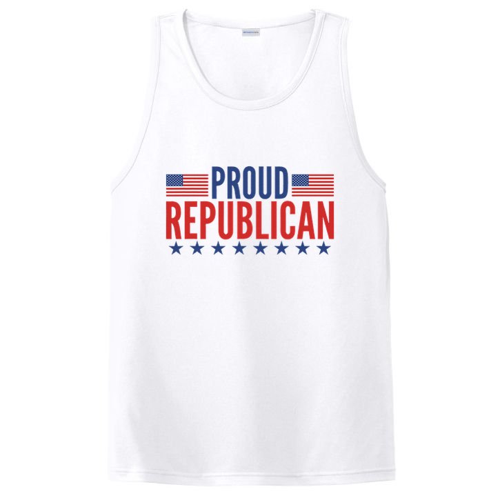 Proud Republican American PosiCharge Competitor Tank
