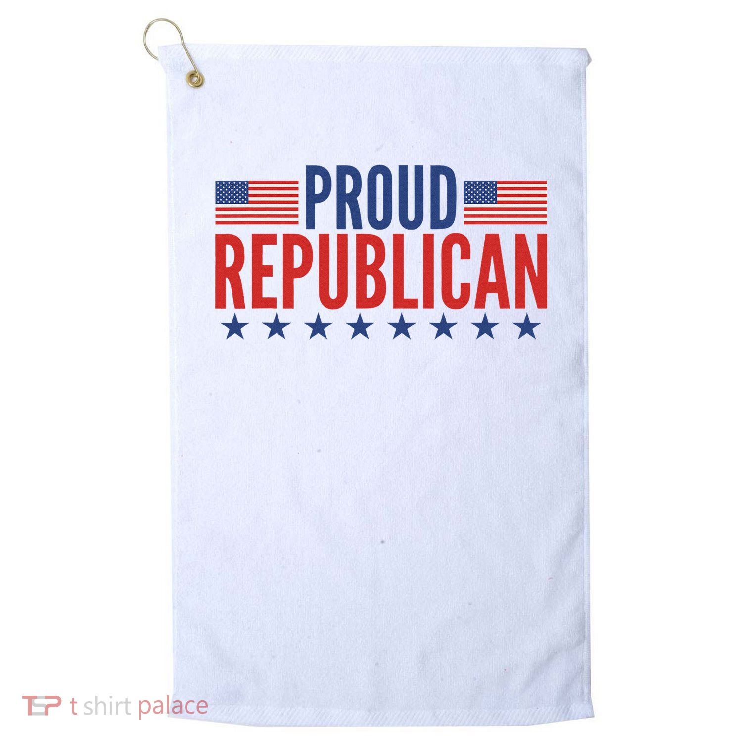 Proud Republican American Golf Towel