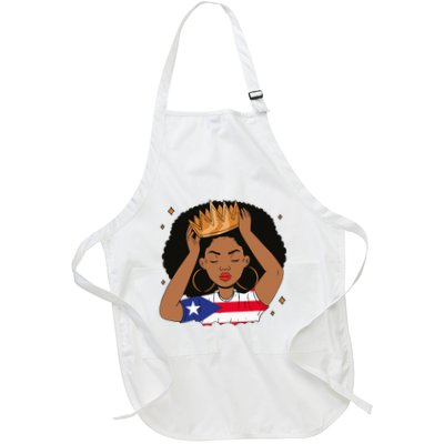 Puerto Rican Afro Hair Latina Melanin Pride Crown Apron