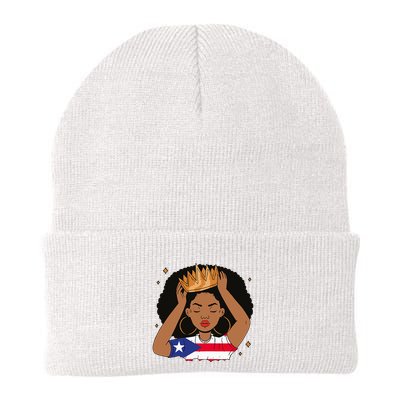 Puerto Rican Afro Hair Latina Melanin Pride Crown Beanie