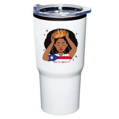 Puerto Rican Afro Hair Latina Melanin Pride Crown Tumbler