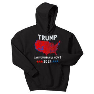 Patriotic Red And Blue Map Usa County Election Map Kids Hoodie