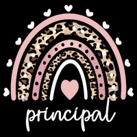 Principal Rainbow Appreciation School Principal Gift Cooling Performance Crew T-Shirt
