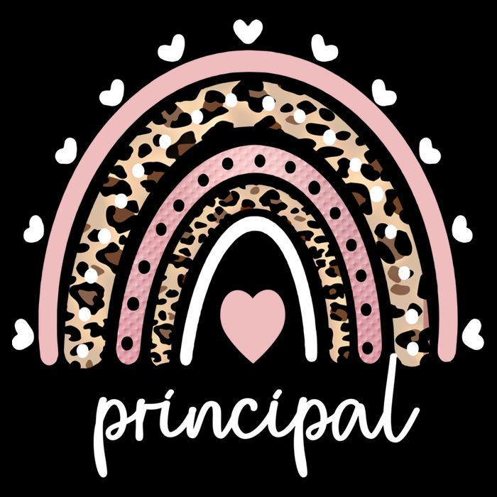 Principal Rainbow Appreciation School Principal Gift Cooling Performance Crew T-Shirt