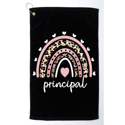Principal Rainbow Appreciation School Principal Gift Golf Towel
