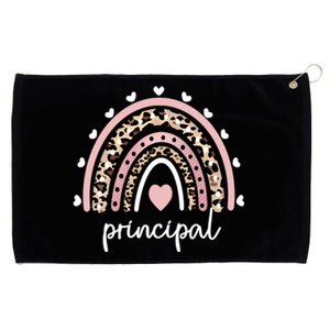 Principal Rainbow Appreciation School Principal Gift Grommeted Golf Towel