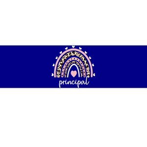 Principal Rainbow Appreciation School Principal Gift Bumper Sticker