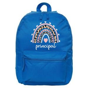 Principal Rainbow Appreciation School Principal Gift 16 in Basic Backpack