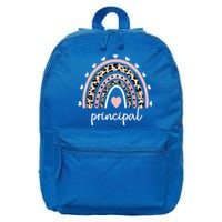 Principal Rainbow Appreciation School Principal Gift 16 in Basic Backpack