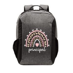 Principal Rainbow Appreciation School Principal Gift Vector Backpack