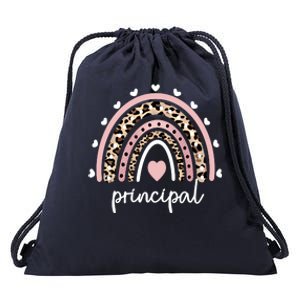 Principal Rainbow Appreciation School Principal Gift Drawstring Bag