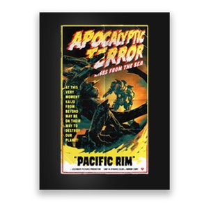 Pacific Rim – Apocalyptic Terror Rises Retro Poster Poster