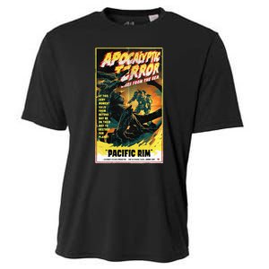 Pacific Rim – Apocalyptic Terror Rises Retro Poster Cooling Performance Crew T-Shirt