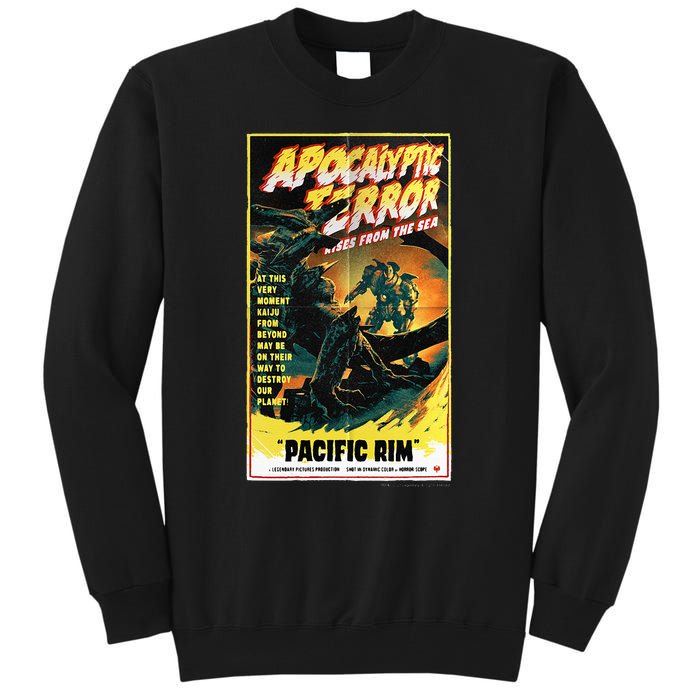 Pacific Rim – Apocalyptic Terror Rises Retro Poster Tall Sweatshirt