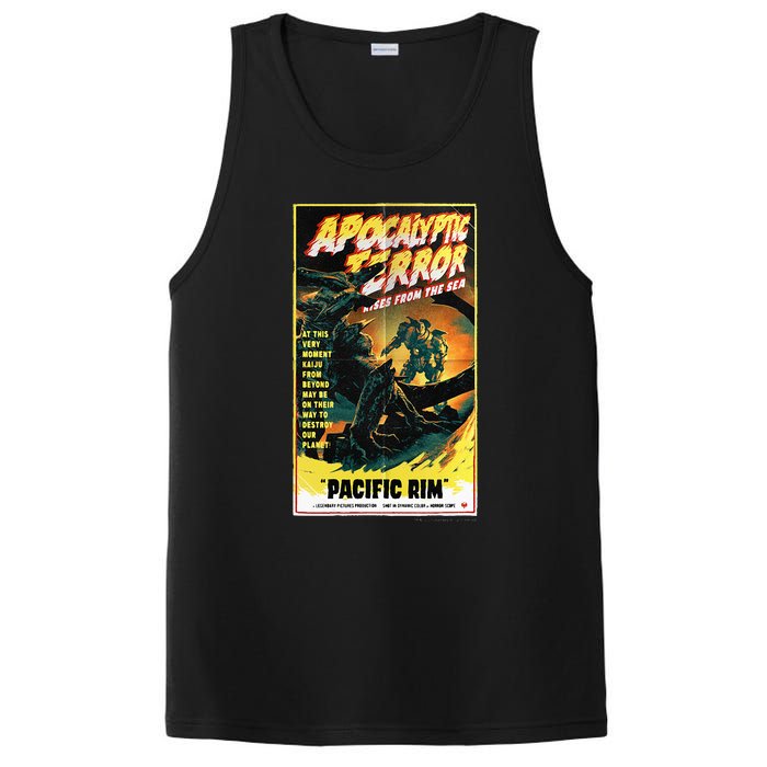 Pacific Rim – Apocalyptic Terror Rises Retro Poster PosiCharge Competitor Tank