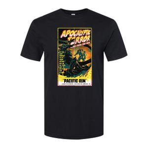 Pacific Rim – Apocalyptic Terror Rises Retro Poster Softstyle CVC T-Shirt