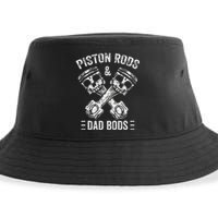 Piston Rods And Dad Bods Diesel Car Mechanic Garage Auto Sustainable Bucket Hat