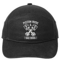 Piston Rods And Dad Bods Diesel Car Mechanic Garage Auto 7-Panel Snapback Hat