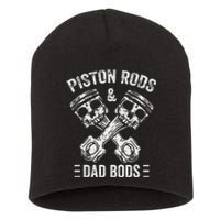 Piston Rods And Dad Bods Diesel Car Mechanic Garage Auto Short Acrylic Beanie